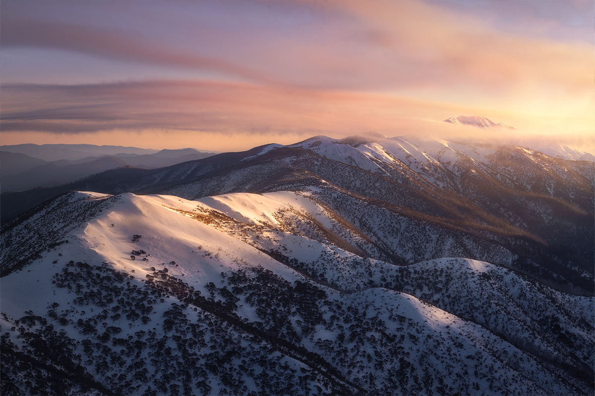 Ridgelines of Feathertop